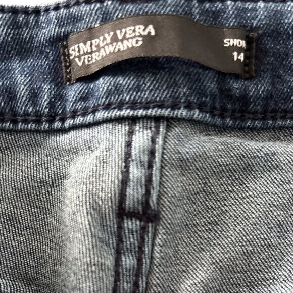 Simply Vera Wang jean shorts, size 14 - Picture 3 of 4